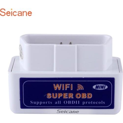 Seicane High-Quality Mini Car Diagnostic Tool OBD-II with WIFI Interface ELM327 V1.5 9 protocal OBD2 Universal Adapter Scanner