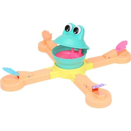 Child Early Educational Funny Frog Feed Shoot Desktop Toys Kids Parents Family Frog Eating Bee Relieves Stress Game Toy