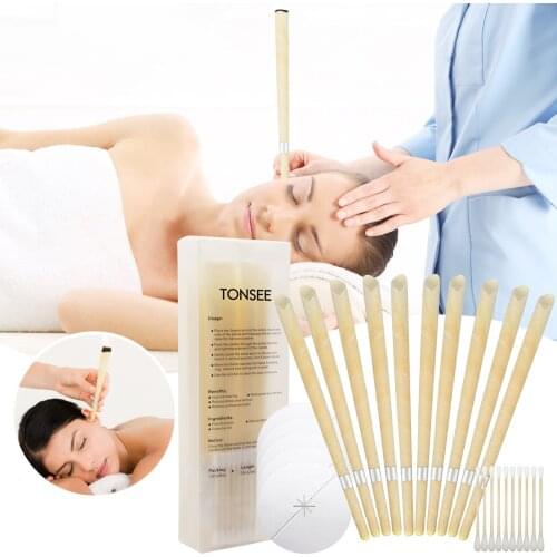 Earwax Candles Cones Hollow Blend Cones Beeswax Ear Cleaning Hearing Massage Outils Gadgets Suitable For Working Outdoors