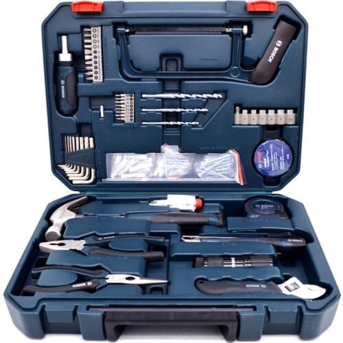 BOSCH household multi-function hardware toolbox set, 108 sets, manual tool combination, maintenance toolbox