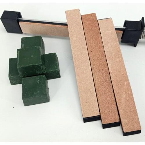 Newleather article scissor polishing tool Leather set Honing Strop knife cutter cowhide Strop Polish belt grinding Sharpening