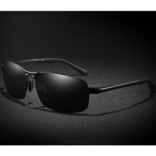 Al-mg Alloy Frame Men Women Polarized Sun Glasses Polarized Mirror Minus Myopia Sunglasses Custom Made Lens -1 to -6
