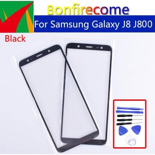 For Galaxy J8 2018 J810 J810F J810DS On8 on 8 touch Screen Front Outer Glass For J8 2018 J800 TouchScreen Lens For J8 plus J805