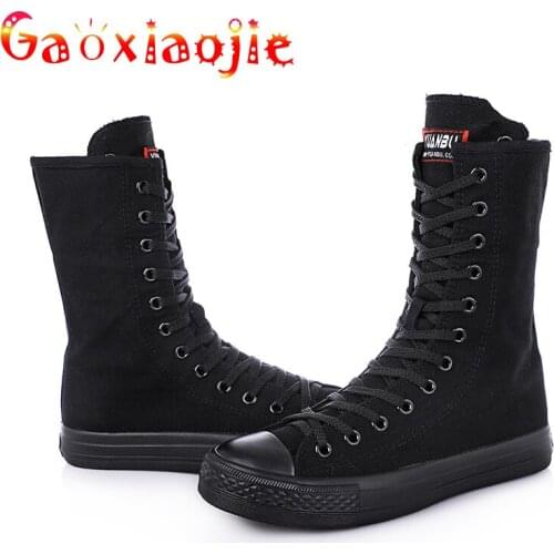 2021 New Short Tube Boots Women Side Zipper Canvas Shoes Casual Shoes Womens Shoes Rubber Shoes Dance Shoes Net Red Shoes Women