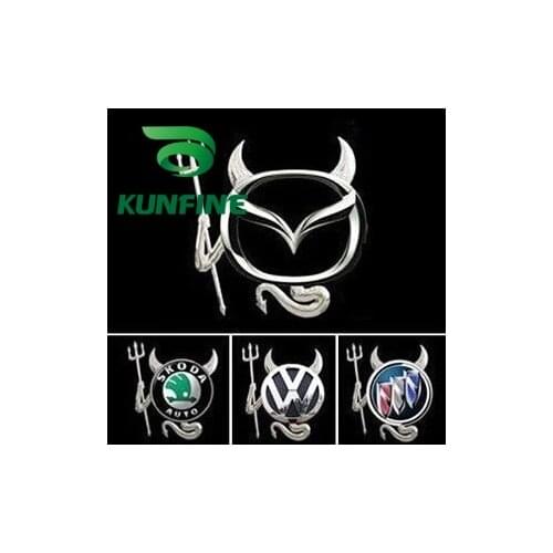 KUNFINE 1pc Cute 3D Devil Style Demon Car Stickers Auto Emblem Logo Car Styling Paper Decoration, Car LOGO Sticker hot selling