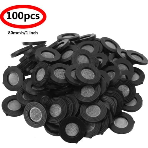 100Pcs Stainless Steel Rubber Rings Garden Water Faucet Keep Washers Bathroom Shower Hose Self Locking Seals Tabs Filter Gaskets