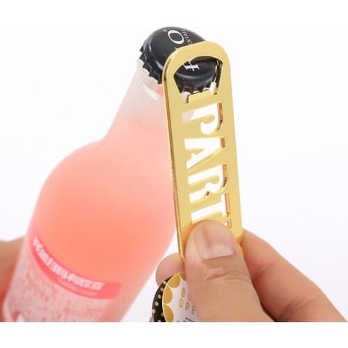 100PCS PARTY Bottle Opener Wedding Favors Anniverary Beer Bottle Opener Event Giveaways Bomboniere Gifts Party Supplies