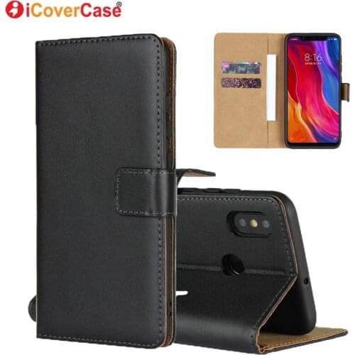 Leather Flip Cover Case For Xiaomi Mi 8 Cases Wallet Coque Mobile Phone Accessories Book Coque Etui For Xaomi Mi8 Fundas Hoesjes