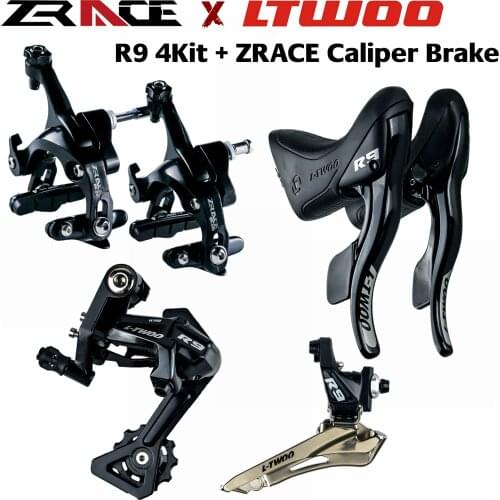 LTWOO R9 2x11 speed, 22s Road 5Kit, ZRACE BR-001 Caliper Brake + Shifter + Rear Derailleurs + Front Derailleurs, 5800,R7000