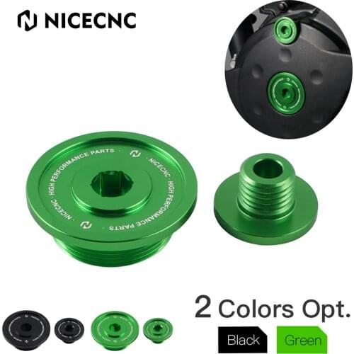 NiceCNC For KAWASAKI KLR650 KLR 650 Engine Cover Cap Plugs Crankcase Screw 1987-2022 2021 2020 2019 2018 2017 2016 2015