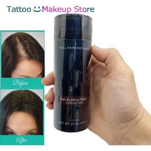 27.5g/Bottle Hair Powder Hair Fibers Building Hidden Hairline Hair Care Spray for Hair 1Pcs Thick Hair Powder for Hair Volume