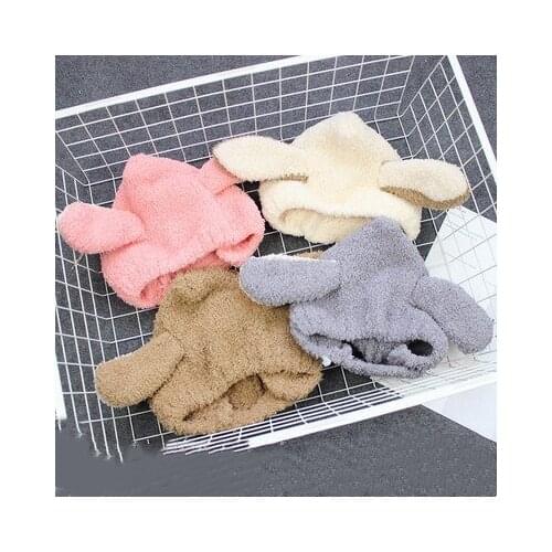 Baby Rabbit Ears Hat Infant Toddler Autumn Winter Knitted Caps for Children Baby Bunny Beanie Hats Accessories Photography Props