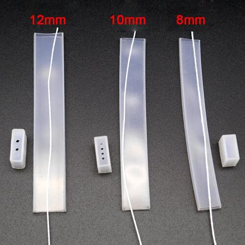 5m/10m length 8mm/10mm/12mm Silicon tube IP67 for SMD 5050 3528 3014 5630 ws2801 ws2811 ws2812b waterproof led strip light