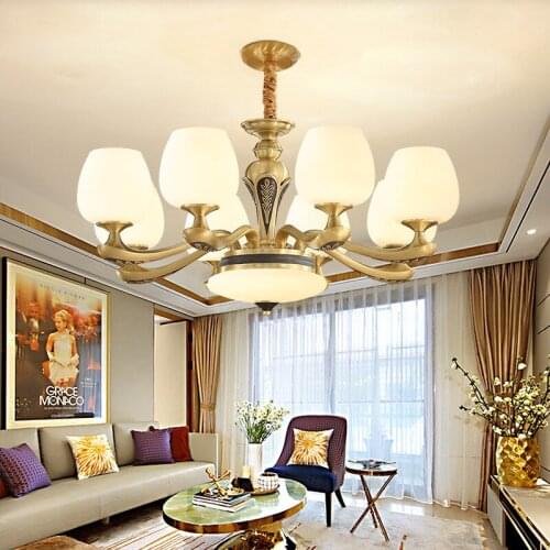Modern led stone lustre pendente hanging lamp luminaire pendant lamp commercial lighting chandelier dining room