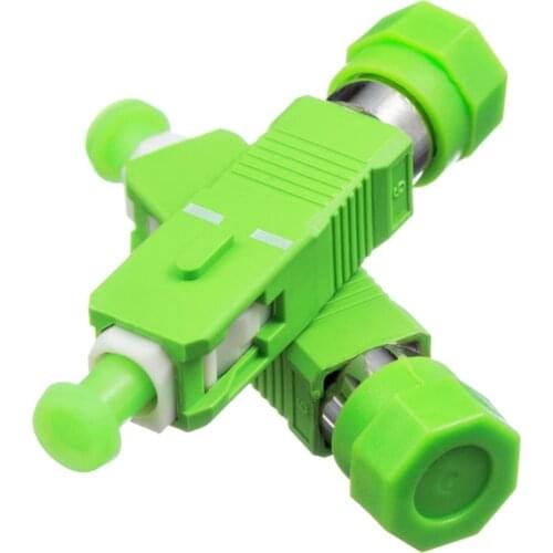 High quality 2pcs/lot Singlemode FC-SC Fiber Optical Adapter FC Female to SC APC Male Fiber Optic Adapter