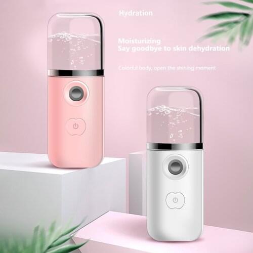 1pc USB Nano Face Steamer Mini Nebulizer Face Moisturizer Humidifier Hydrating Skin Care Facial Beauty Care Moisturizing Sprayer