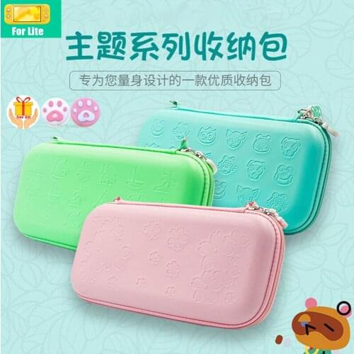2021 Portable Bag For Switch Lite Console Case Travel Accessories For Nintendo Switch Lite Cute Pink Sakura Storage Pouch Bag