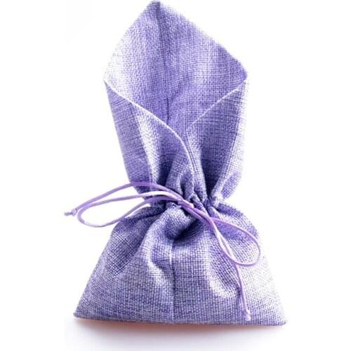 50pcs/lot 14x25cm Vintage Natural Burlap Gift Candy Bags Wedding Party Favor Candy Gift Pouch Jute Gift Bag Nice Bags