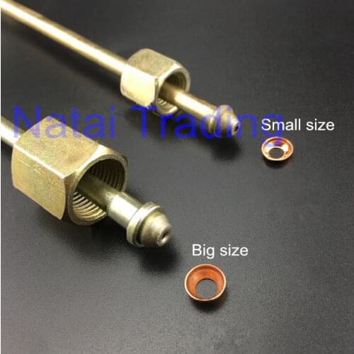 High pressure pipe nest copper pad cone gasket for high pressure oil tube anti oil leaking gasket