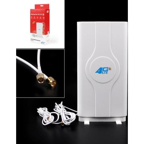 Artudatech Indoor Blazing Fast 3G 4G 88dBi LTE MIMO Antenna 700MHz-2600MHz 2M SMA Wire Connector