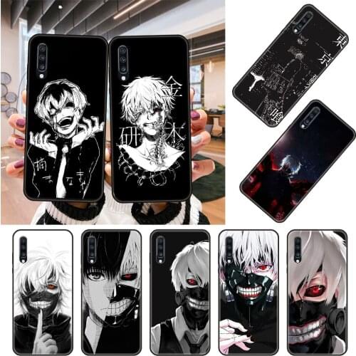 Phone Case For Samsung Galaxy A 50 51 71 70 80 7 5 10 40 20 30 41 21 S E Black Cover Etui Trend Bumper Silicone Tokyo Ghoul