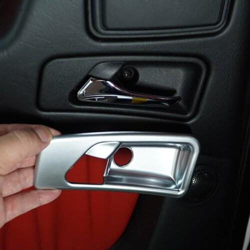 Car Styling For Mercedes Benz G Class W463 07-18ABS Chrome Car inner door handle bowl decoration cover Stickers Auto Accessories