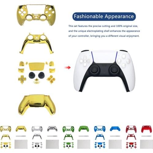 For PS5 Controller Button Joystick Key Replacement Shell Case Cover Cap for PS5 Gamepad Handle Accessories