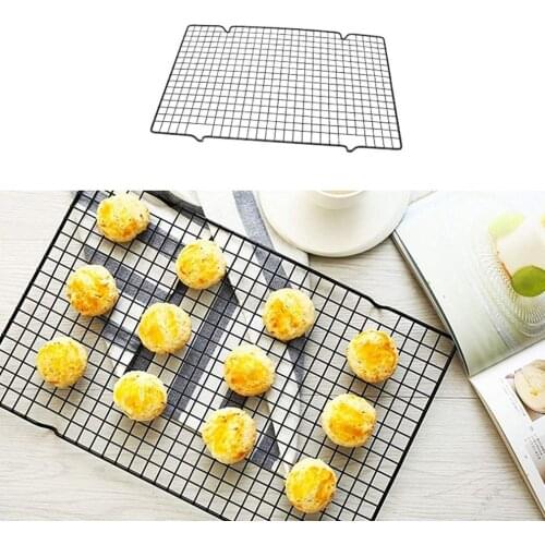 Home Kitchen Baking Accessories Easy Clean Nonstick Cooling Rack Mesh Grid Baking Cookie Biscuit Cake Drying Stand