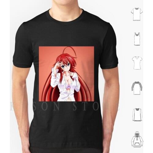 Kawai Gremory T Shirt Diy Big Size Cotton Anime Manga Large Season Arc Cosplay Hyodo Shido Cartoon Akeno Rias Koneko Japan