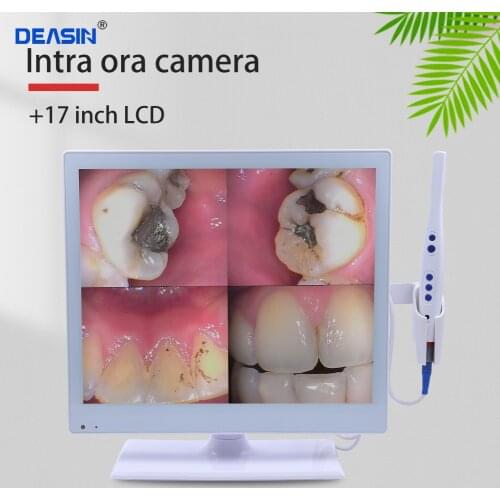 HD Dental Intraoral Camera M-978 (2-in-1)+self-contained 17inch LED Monitor Intra Oral Camera