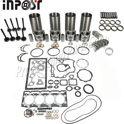 Overhaul Rebuild Kit For Kubota V1305 V1305-B Ring Piston Bearing Engine With Valve