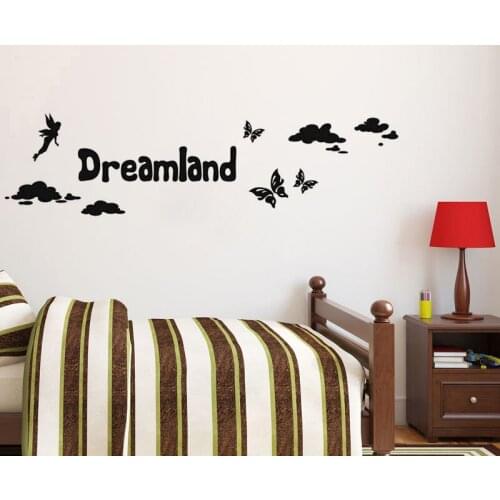 Creative Dreamland Wall Sticker Childrens room Art Applique Living room bedroom Home Decoration Vinyl DIY Wallpaper JG1716