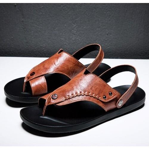 Summer sandali da uomo sandalia erkek sandalen sandel sandles outdoor sandalias sandals rasteira sandalle para ete verano piel