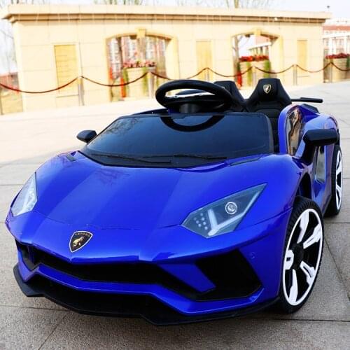 12V Aventador Licensed Electric Kids Ride On Car RC w/Lights & Music