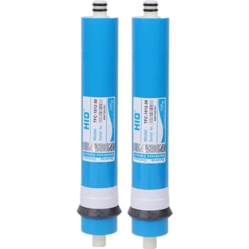 2pcs 50GDP HID TFC 1812-50 RO membrane for 5 stage water filter purifier treatment reverse osmosis system NSF/ANSI