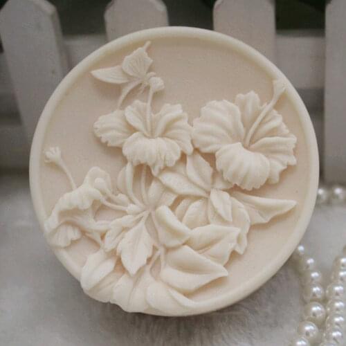 New Product!!1pcs Small Flowers (zx244) Silicone Handmade Soap Mold Crafts DIY Mould