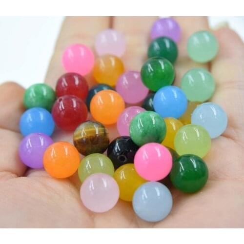 One pair red/green/blue/yellow/pink/purple/red/black/tiger jasper round stud earrings round 10mm wholesale beads FPPJ nature