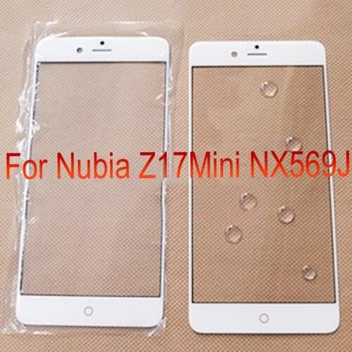 For Nubia Z17Mini NX569J Front Outer Glass Lens Touch Panel Screen For Nubia Z17 Mini LCD Touch Glass NX569J Repair Parts
