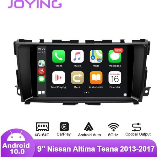 Joying 9 Inch Radio Tape Recorder Android 10 Head Unit Car Multimedia Player For Nissan Altima Teana 2013-2017 With DSP System
