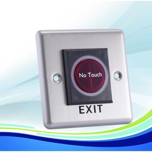 REDEAGLE IR Exit Button Infrared Sensor No Touch Push Switch For Door Access Control System Door Square IR Exit Button