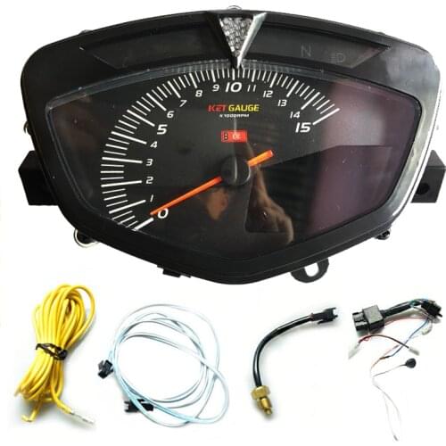 Seven Color Screen Motorcycle Speedometer Motorbike LCD Digital Speedometer with Dual Range Motorcycle Odometer Tachometer