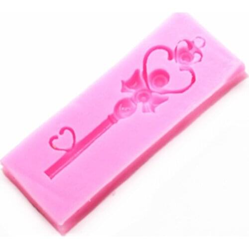 P310 Silicone mold ever-changing sakura magic wand is a beautiful girl stars the moon combination scepter baking DIY glue tools