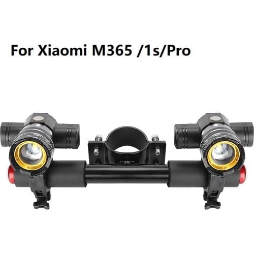 LED Headlight For Xiaomi M365 /Pro Electric Scooter Zoomable 1200mAh Battery USB Rechargeable 150LM T6 LED Light Front Lamp