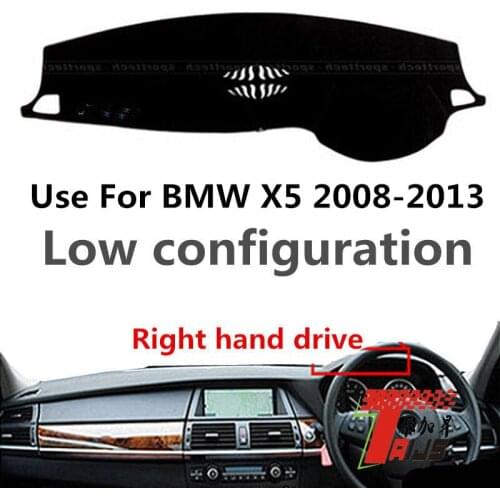 TAIJS Factory Sport Casual Polyester Fibre Car Dashboard Cover For BMW X5 2008 09 10 11 12 13 LOW Configuration Right hand drive