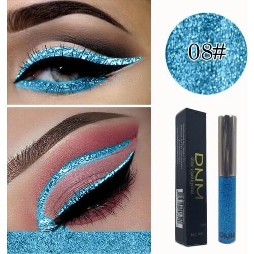 16 Colors Liquid Eyeliner Coloful Glitter Waterproof Long-lasting Quick Dry Eyeliner Pen Eye Make Up Tool Beauty Cosmetic TSLM1