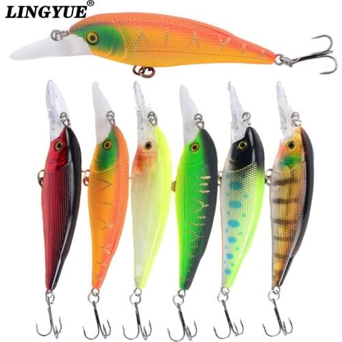 1pcs Hard Plastic Minnow 10cm/11g Floating Wobbler fishing lures 3d eyes fishing cranks Artificial Bait pesca