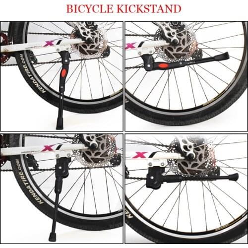 1Pcs Adjustable MTB Road Bicycle Kickstand Parking Rack for Two Holes Mountain Bike Support Side Kick Stand Foot Brace