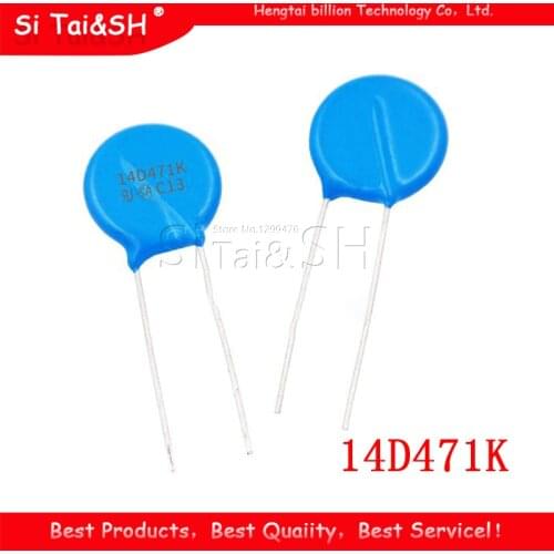 10pcs varistor 14D471K 470V piezoresistor 14D471