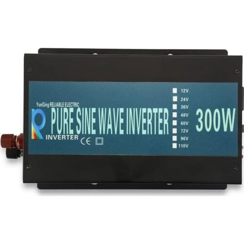 300w Pure Sine Wave Power Inverter Dc 12v 24v 48v To Ac 120v 220v Charger Controller Converter Off-grid Solar Led Display Car