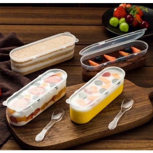 50pcs Net red cake fruit dessert box wedding birthday party favors baking package candy chocolate gift boxes 250ml plastic cups